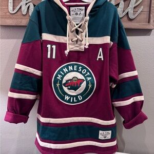 Old Time Hockey Minnesota Wild Hoodie
